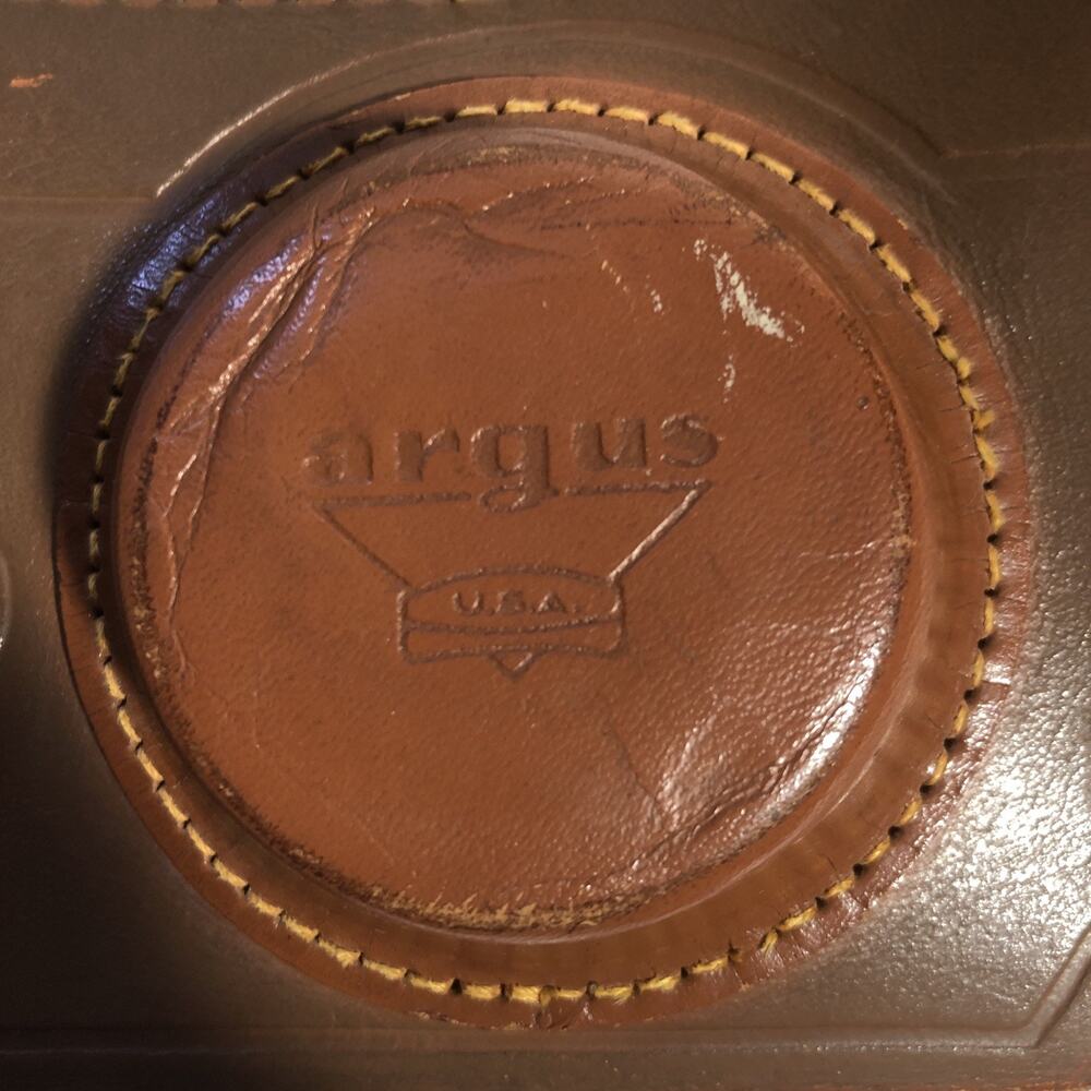 Vintage Argus Camera Case Top Grain Cowhide 7"x4" - Picture 7 of 9